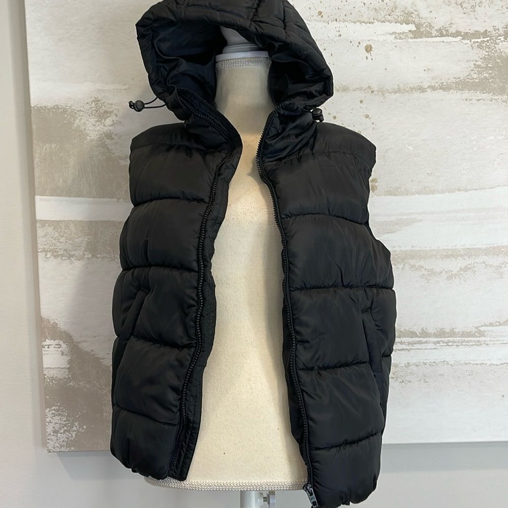 French Connection Hooded Puffer Vest